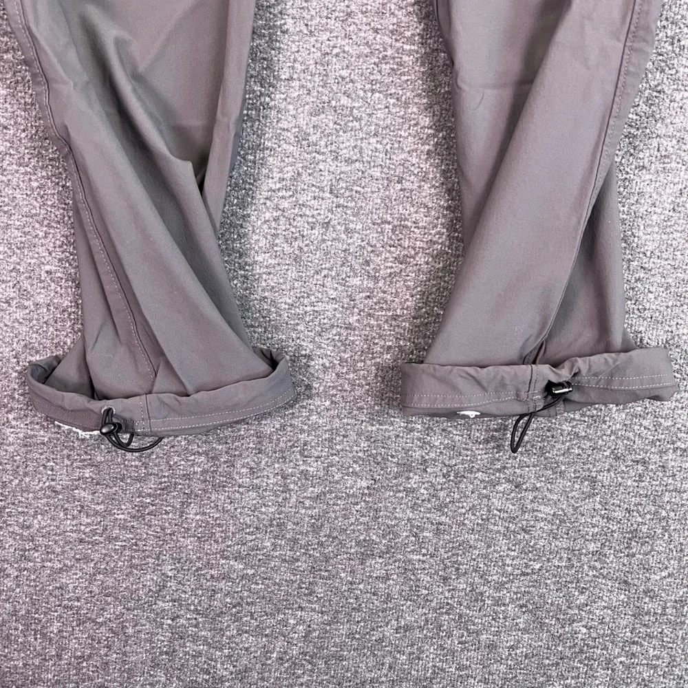 Columbia Titanium Pants Mens M Gray Belted Performance Hiking Omni Wick Outdoors